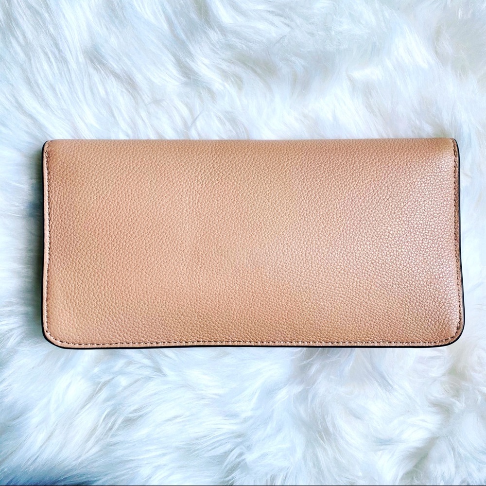 Tory Burch Sand Kira Envelope Clutch NWT - Picture 4 of 7